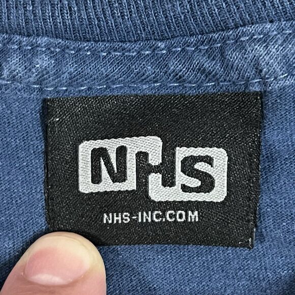 Vintage Santa Cruz Skateboards NHS Street Creep Skull Tshirt Sz M Blue - Picture 6 of 8